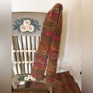 Hand Made Warm Toned Multi Color Autumn Scarf